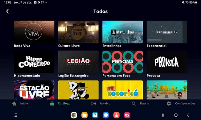 Tv Cultura Lan A O App Cultura Play Plataforma De Streaming Gratuita