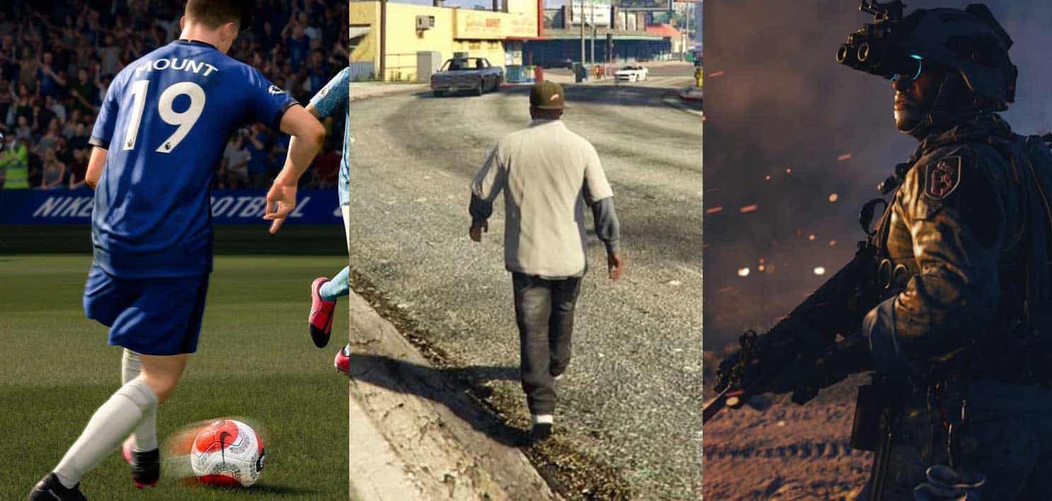 FIFA, GTA e CoD são os "jogos favoritos da vida" dos usuários de console no Brasil, revela pesquisa
