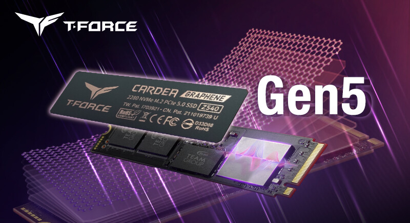 Team Group anuncia o SSD T-Force Cardea Z540 NVMe com velocidades de até 12 GB/s