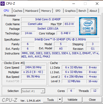 Queda de clock, voltagem e CPU-Z bugados