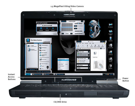 Alienware lança primeiro notebook com HD de 320 GB