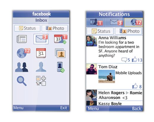 Facebook lança app em Java para celulares básicos
