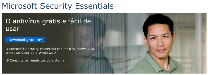 Lançado Microsoft Security Essentials 4.0, antivírus gratuito
