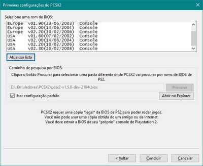 pcsx2) Emulador de (PS2) Interface com várias cores de temas e