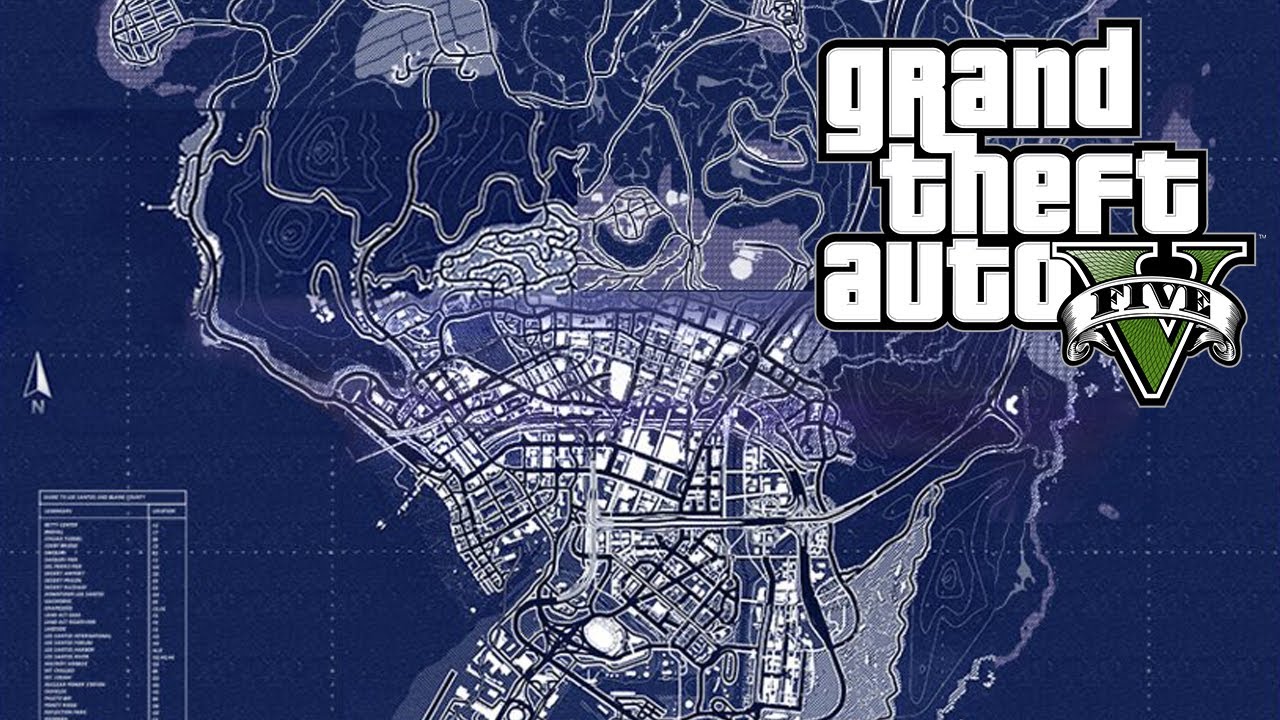 O suposto mapa de GTA V é enorme… Mas isso é bom?