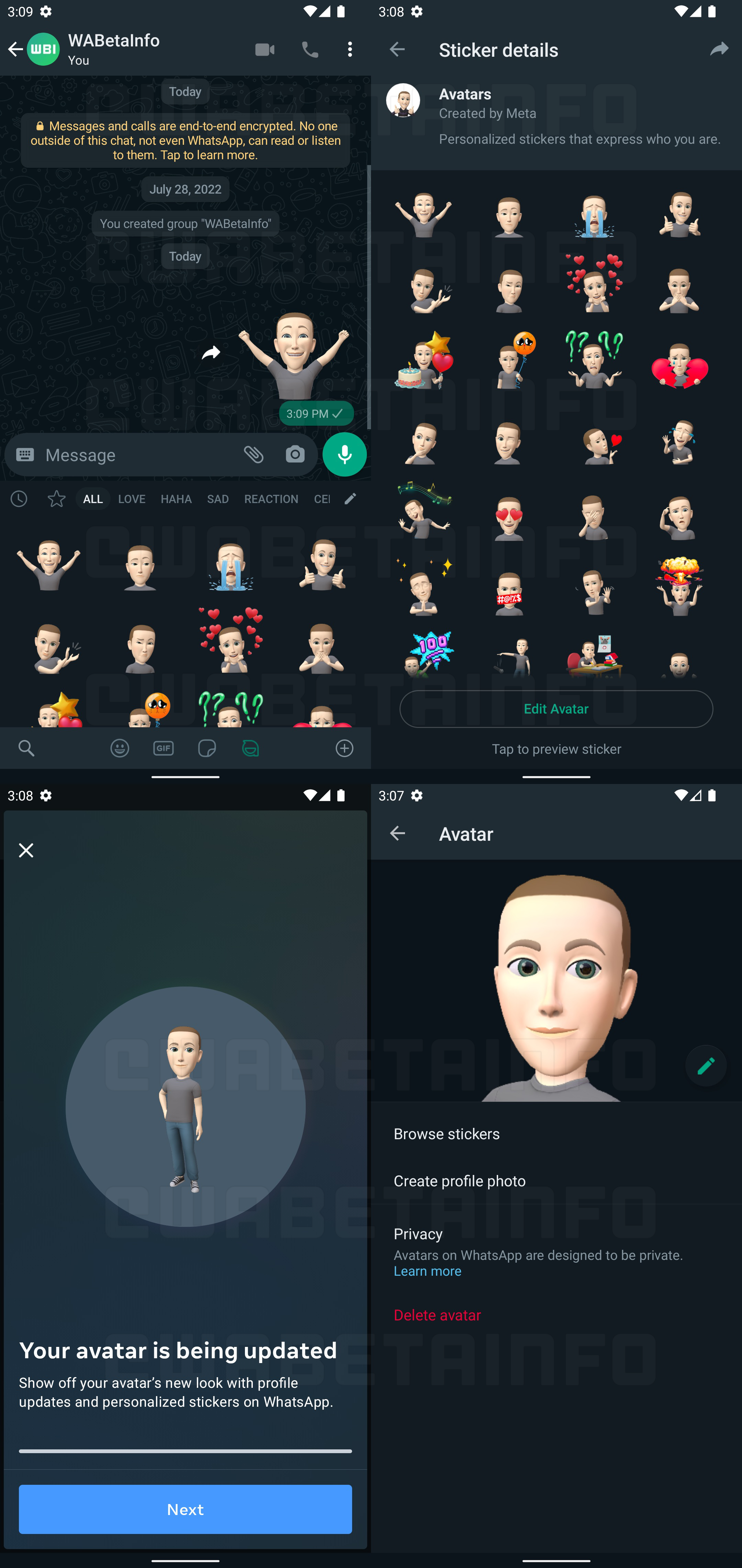 Usuários do WhatsApp poderão criar figurinhas usando IA, segundo testes, Tecnologia