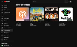 Youtube ganha área dedicada a Podcasts sem necessidade do Youtube Music