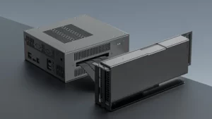 O mini-PC ASRock DeskMate X600 suporta a instalação de uma placa de vídeo externa