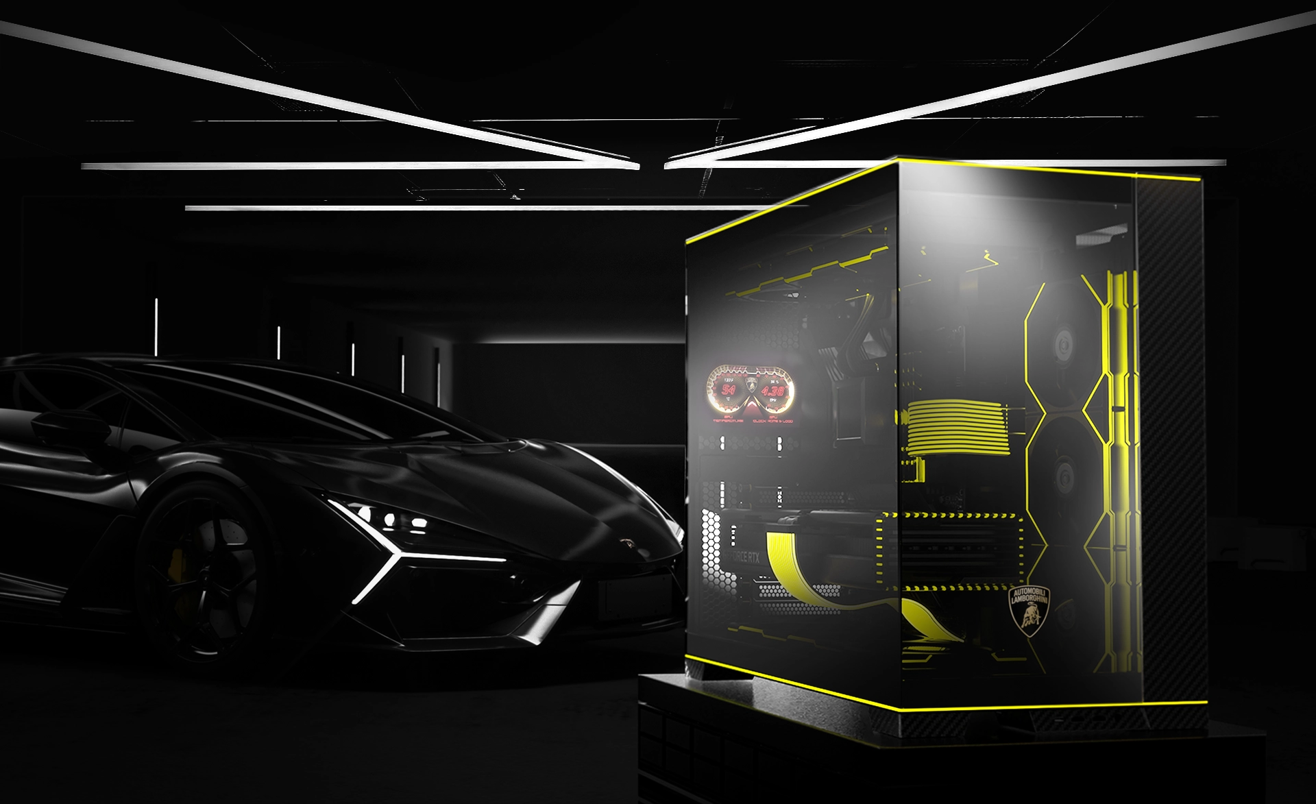 Lian Li apresenta gabinete em colaboração com a Lamborghini