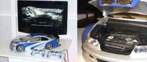 Você sabia que existe um PS2 no formato de um carro icônico de NFS Most Wanted?