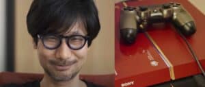 Kojima mostra que possui versão especial do PS4 que é vendida por R$ 7 mil no Brasil