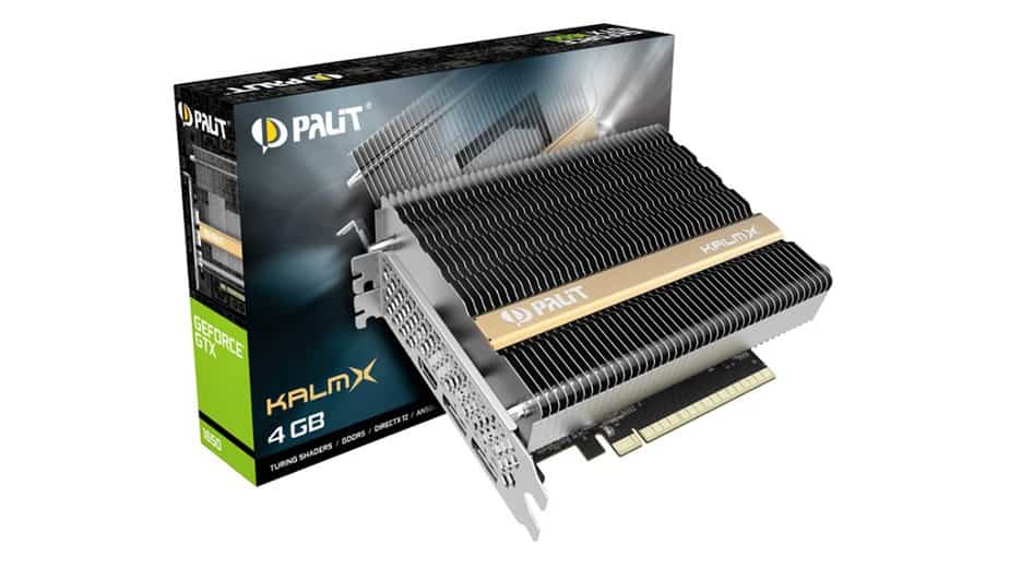 Palit anuncia GeForce GTX 1650 KalmX; placa aposta a refrigeração passiva