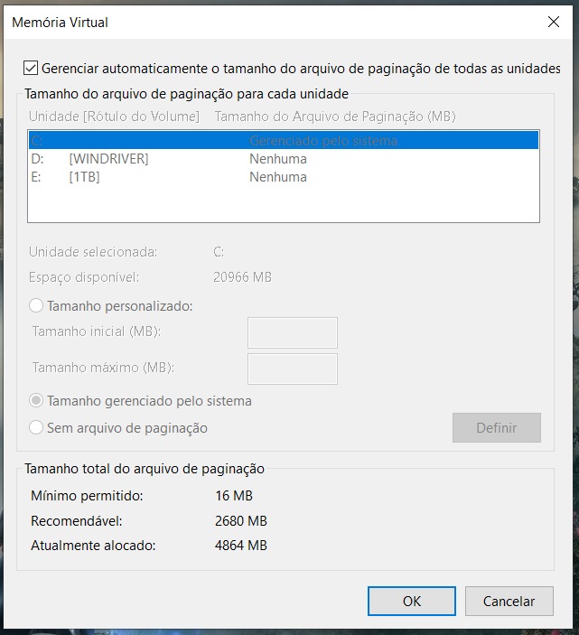 100% disco rígido