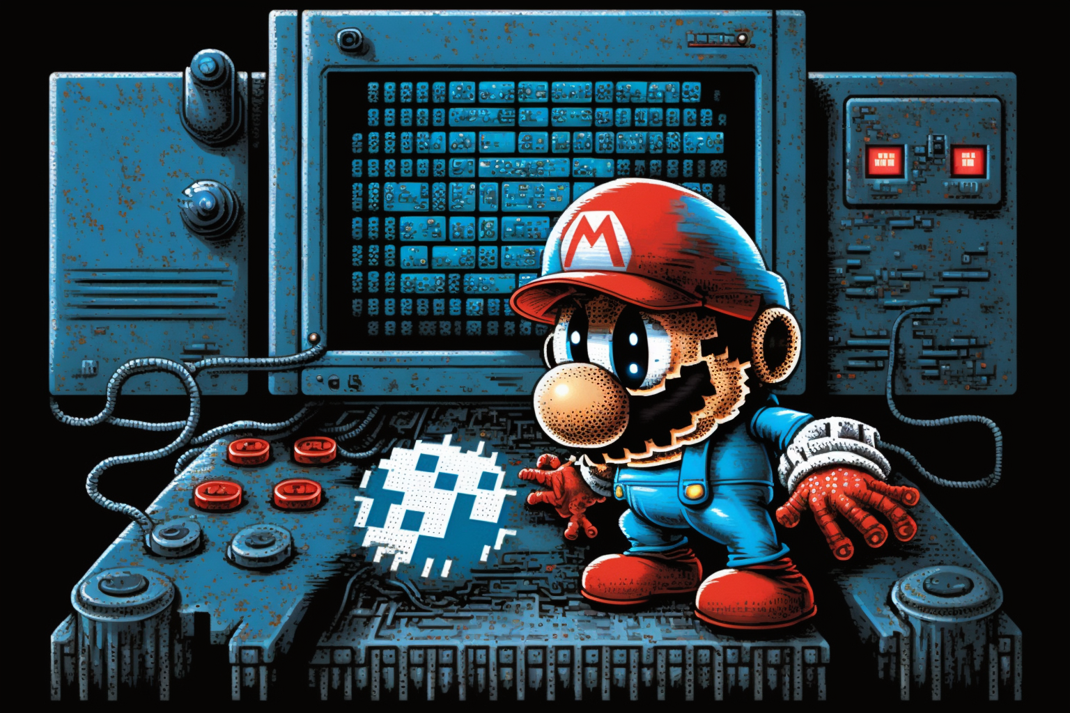 Super Mario Summary: fases de Super Mario Bros. em uma tela apenas